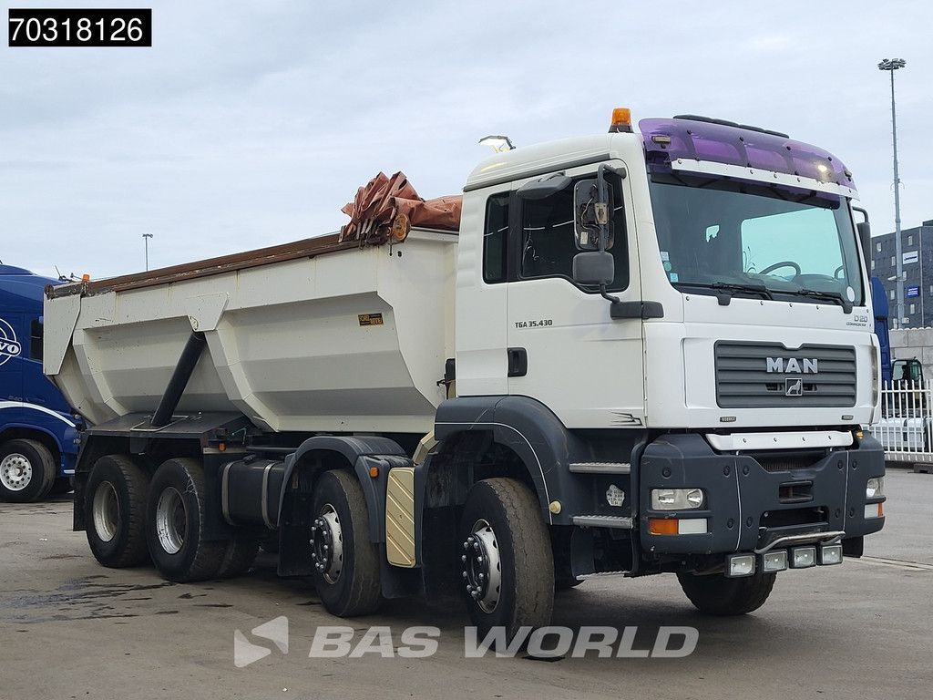 MAN TGA 35.430 8X4 19m3 tipper Full Steel suspension Big-Axle Manual Euro 3