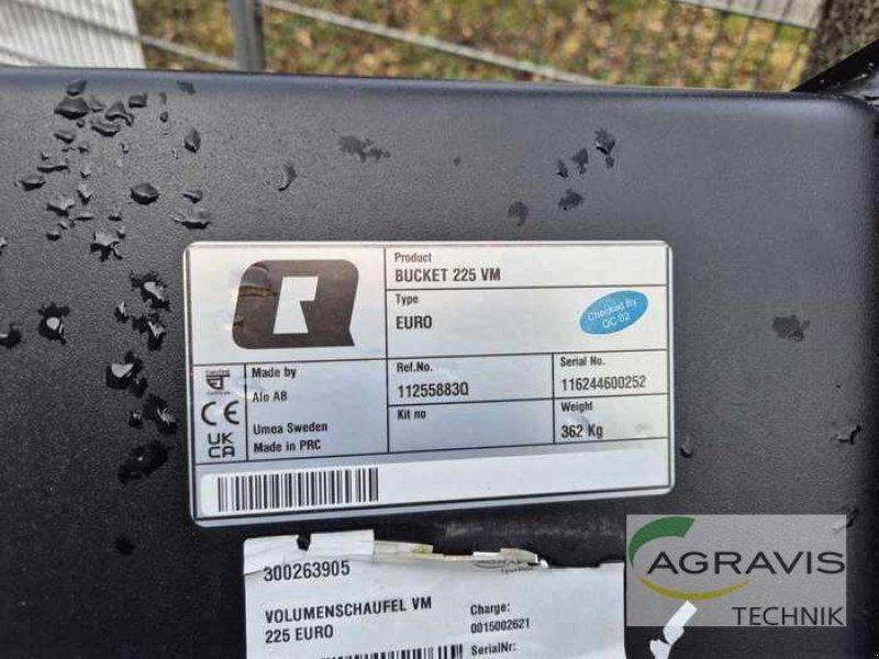 Quicke VOLUMENSCHEL VM 225 EURO