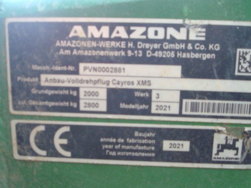 Amazone Cayros XMS