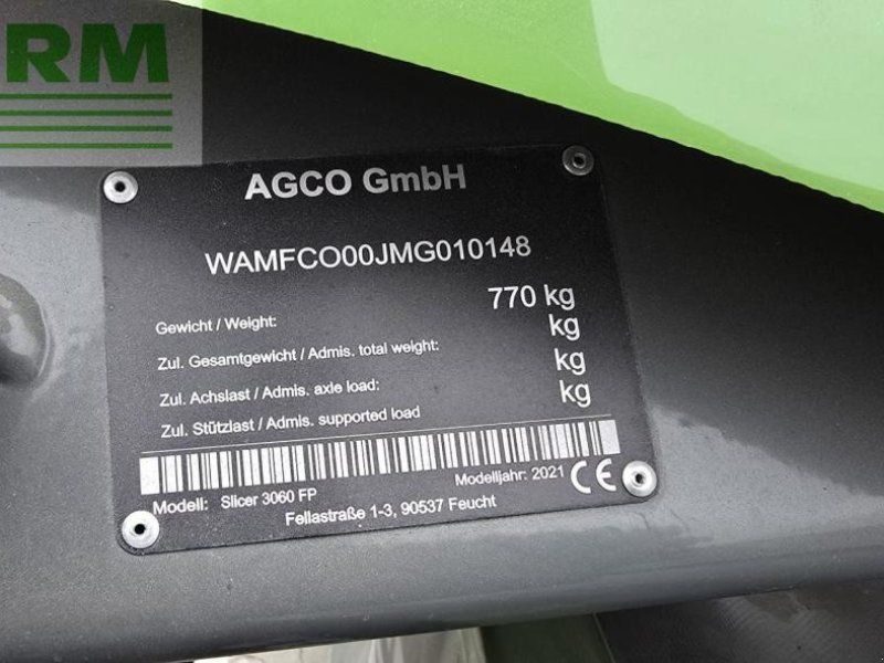 Fendt Slicer 3060 FP