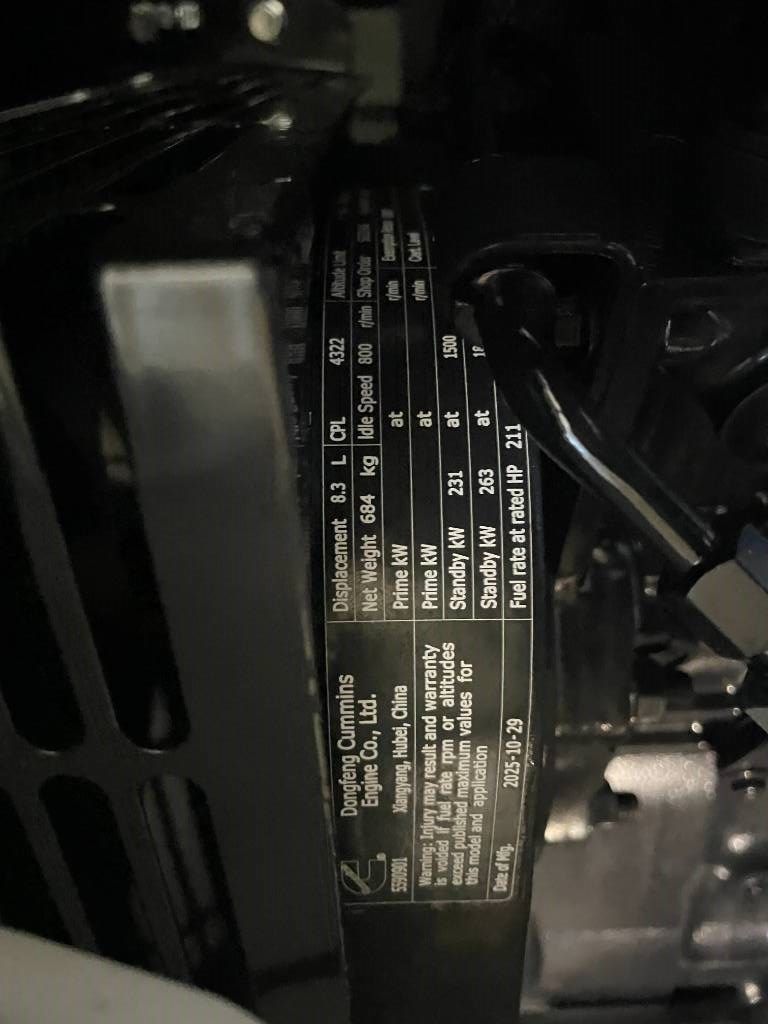 Cummins 6CTAA8.3-G9 - 275 kVA Generator - DPX-19842
