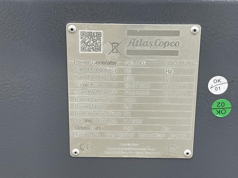Atlas Copco QES 30 KD 50HZ 400V 3PH CE