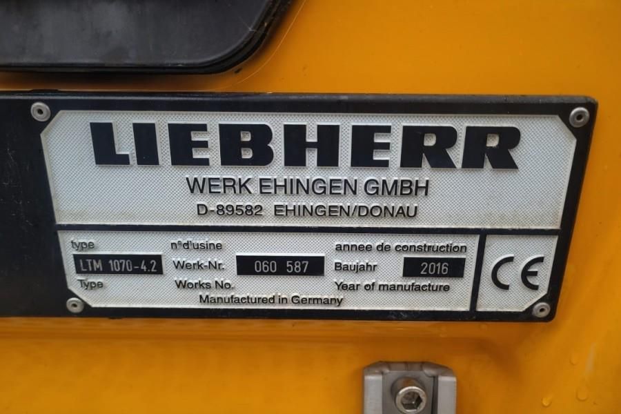 Liebherr LTM1070-4.2 Dutch Vehicle Registration, Valid Insp