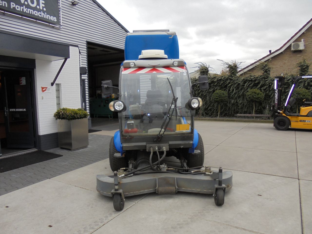 Vandy 2100 cirkelmaaier met opvang,hooglosser