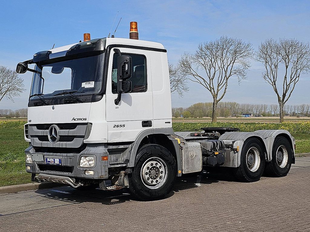 MERCEDES-BENZ ACTROS 2655 6x4 v8 mp3 steel eps
