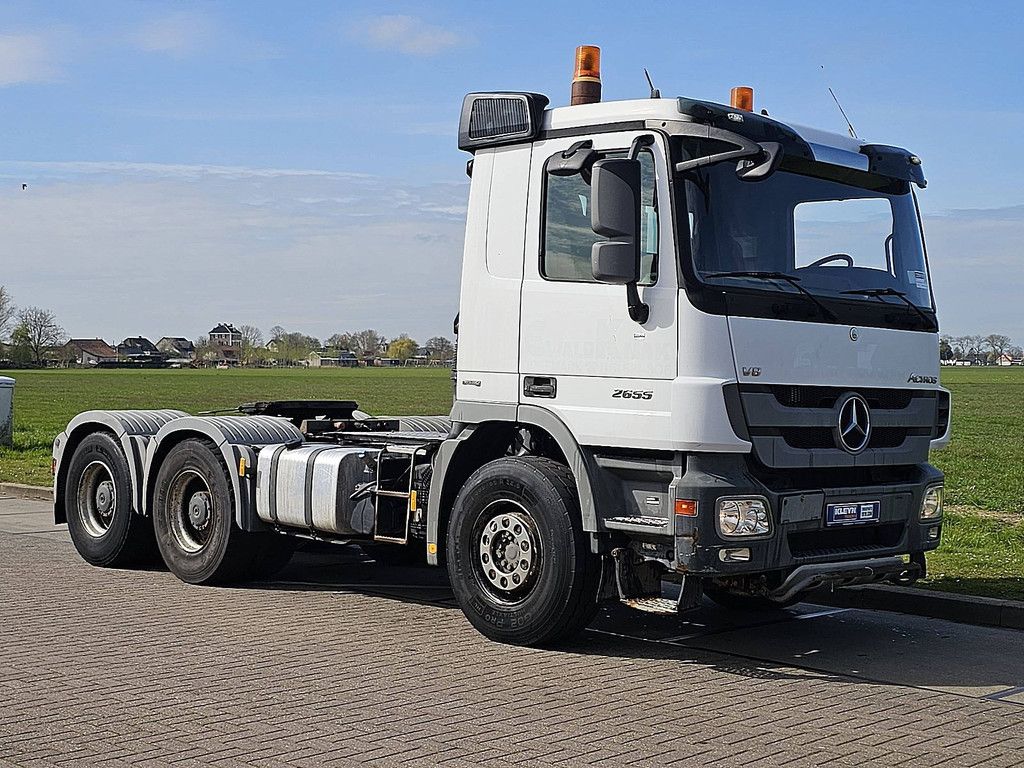 MERCEDES-BENZ ACTROS 2655 6x4 v8 mp3 steel eps
