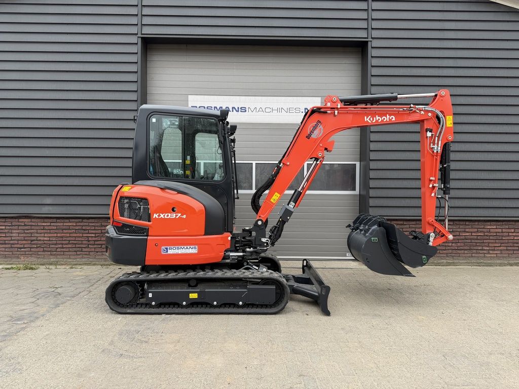Kubota KX037 HI AIRCO minigraver NIEUW €760 LEASE