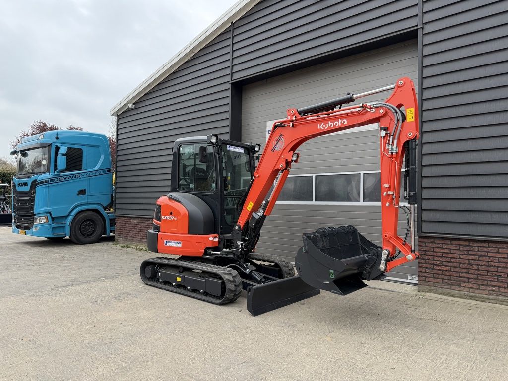 Kubota KX037 HI AIRCO minigraver NIEUW €760 LEASE