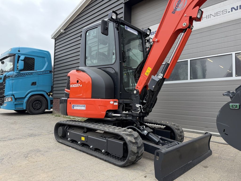 Kubota KX037 HI AIRCO minigraver NIEUW €760 LEASE
