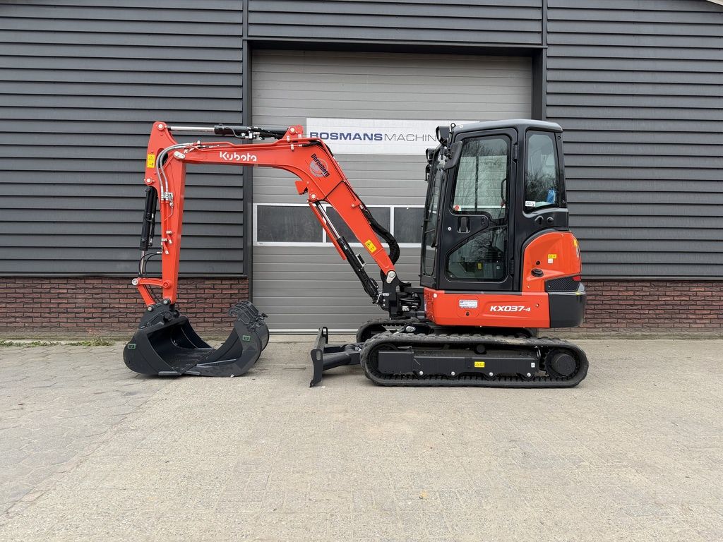 Kubota KX037 HI AIRCO minigraver NIEUW €760 LEASE