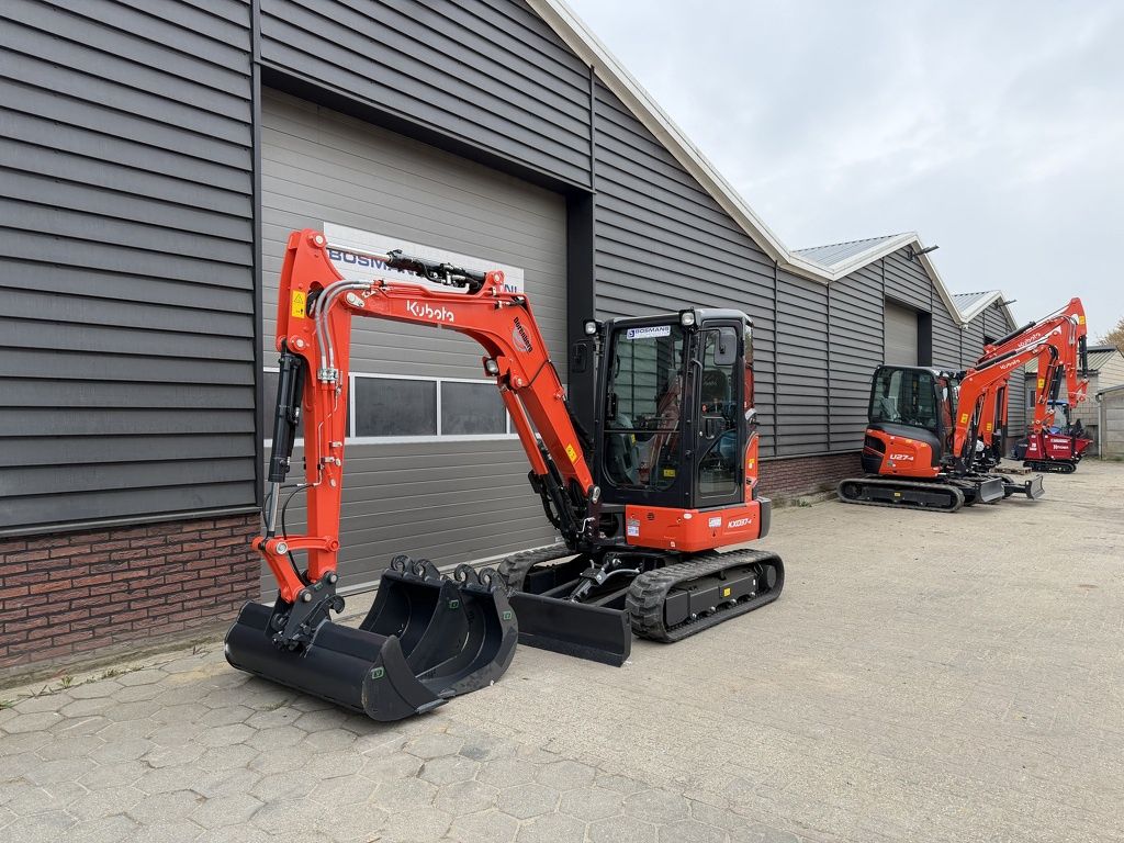 Kubota KX037 HI AIRCO minigraver NIEUW €760 LEASE