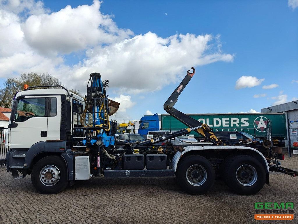 MAN TGX 26.360 6x4 Tageskabine Euro4 - Terex TLC - 11,75p + 20T Hakenlift + Funksteuerung - Schaltgetriebe - Blattfederung