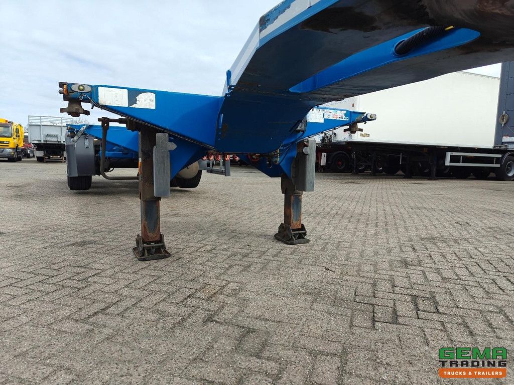 D-Tec FLEXITRAILER FT-LS-S 3-fach ausziehbare Liftachse – für alle Containertypen – 3 Achsen mit SAF-Scheibenbremsen – 4770 kg