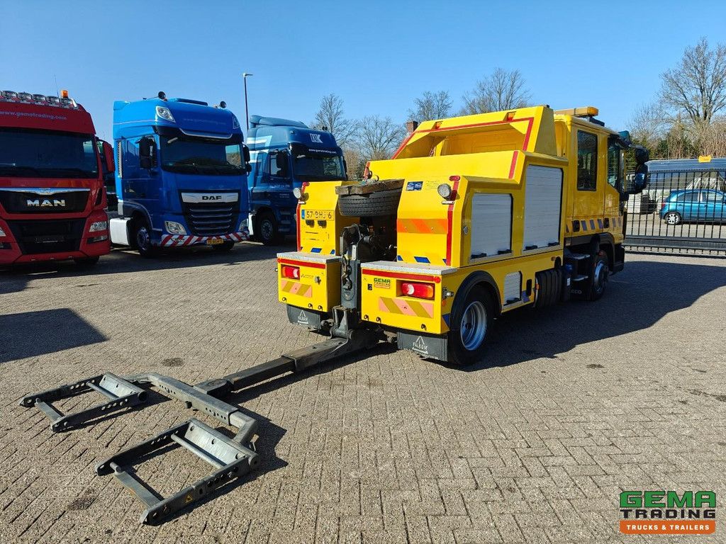 Iveco 80E190 EuroCargo 4x2 Euro 6A Doppelkabine, 7 Personen – Falkom FAW2000 + Seilwinde 3600 kg – Fernbedienung – TÜV bis 06/2026