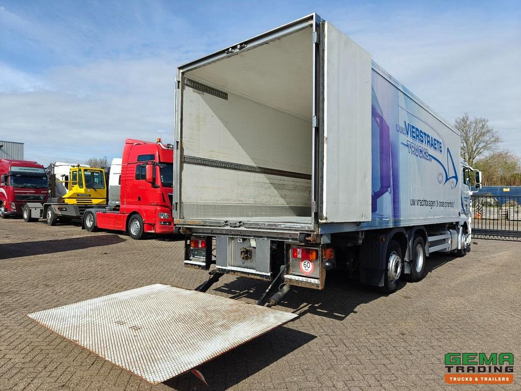 MAN TGA 26.310 6x2 Schlafkabine Euro3 - 8 m Kühl-/Gefrierbox + Ladebordwand 1500 kg - Vollklimaanlage