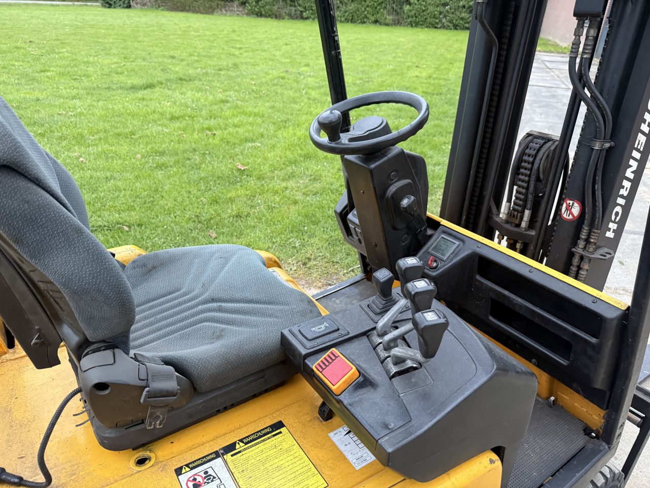 Jungheinrich 1250kg elektrisch 3-delig 4.2m freelift Sideshift