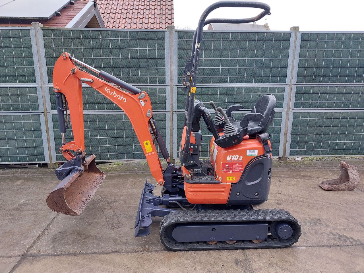 Kubota U10-3 side lever