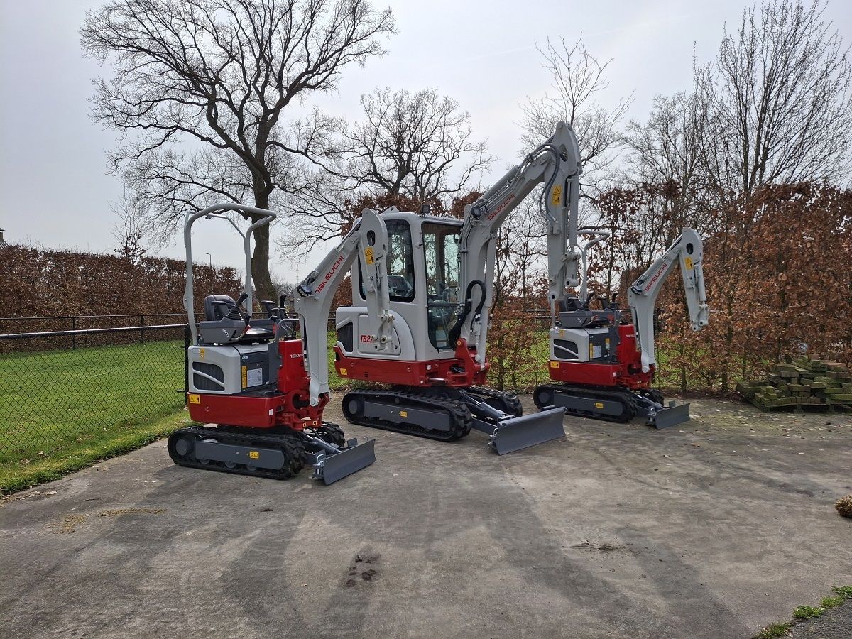 Takeuchi TB225, minigraver, minikraan, BJ2026, Nieuw!