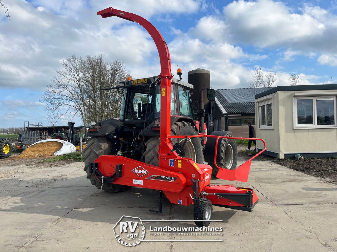 Kuhn MC90s Twin maishakselaar NIEUW! 2 rijer