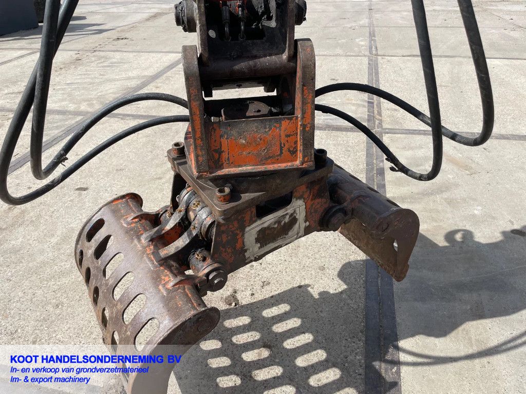 Hitachi Zx 27 (Top) + Sorteergrijper
