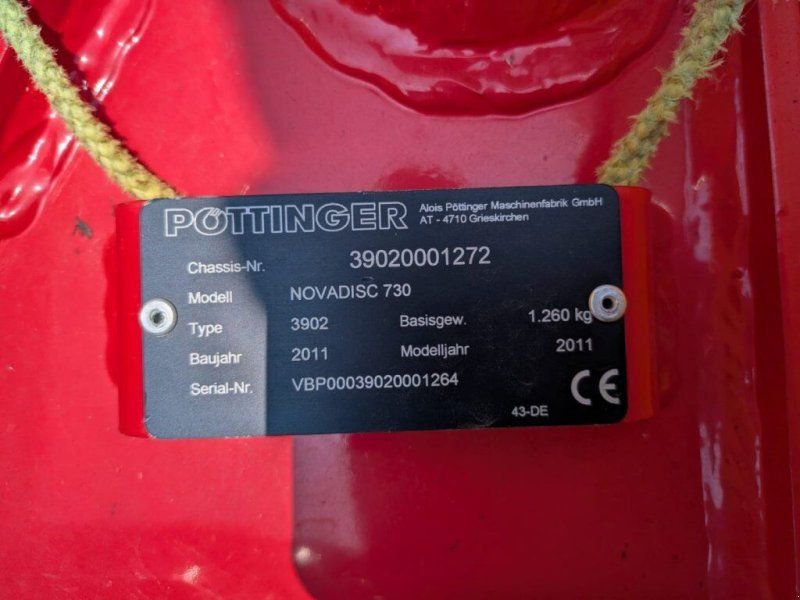 Pöttinger Novadisc 730
