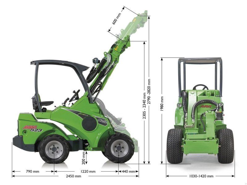 Avant 523 Multifunktionslader