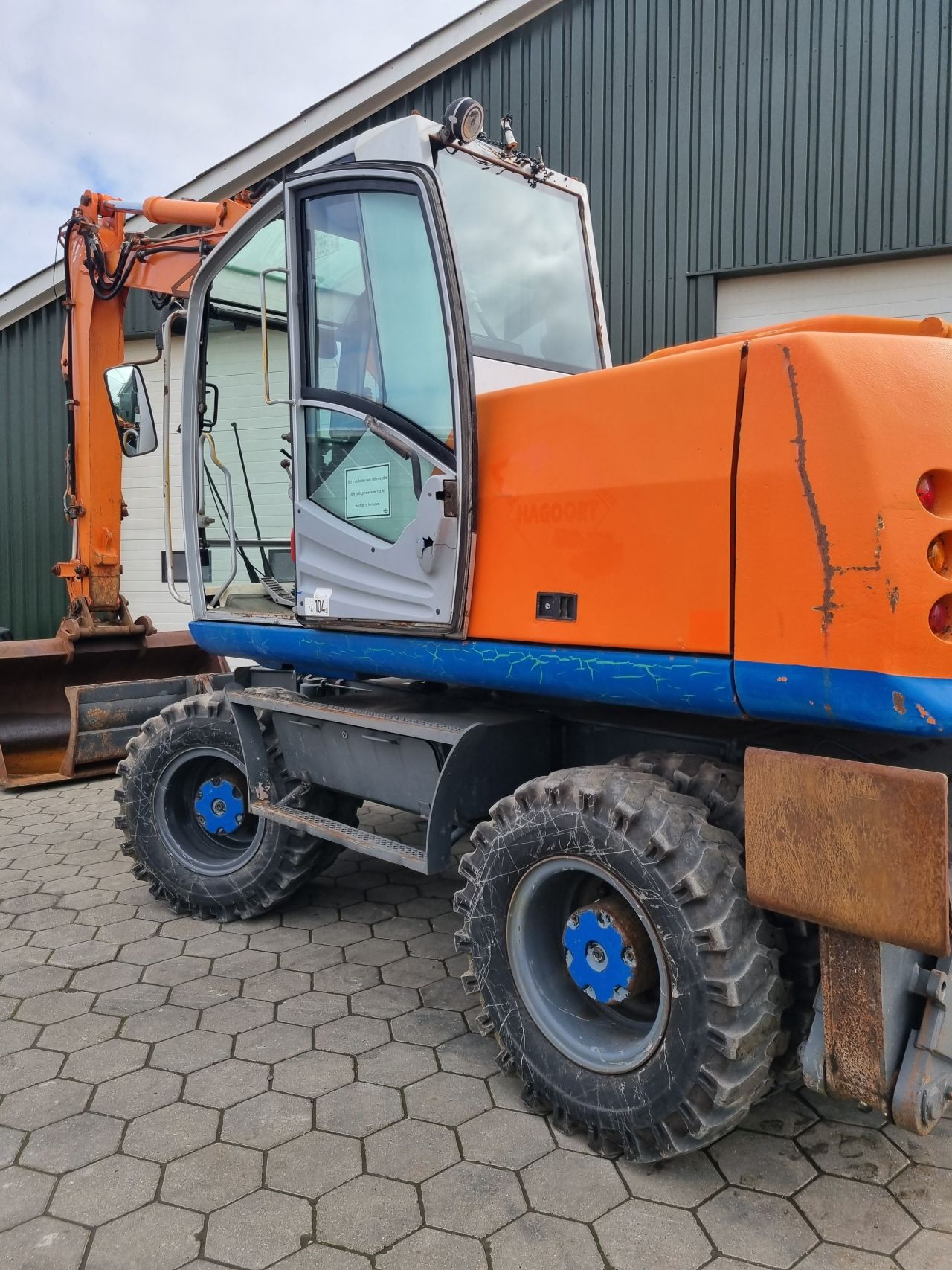 ATLAS - 2005 - Terex - Banden graafmachine/mobiele kraan