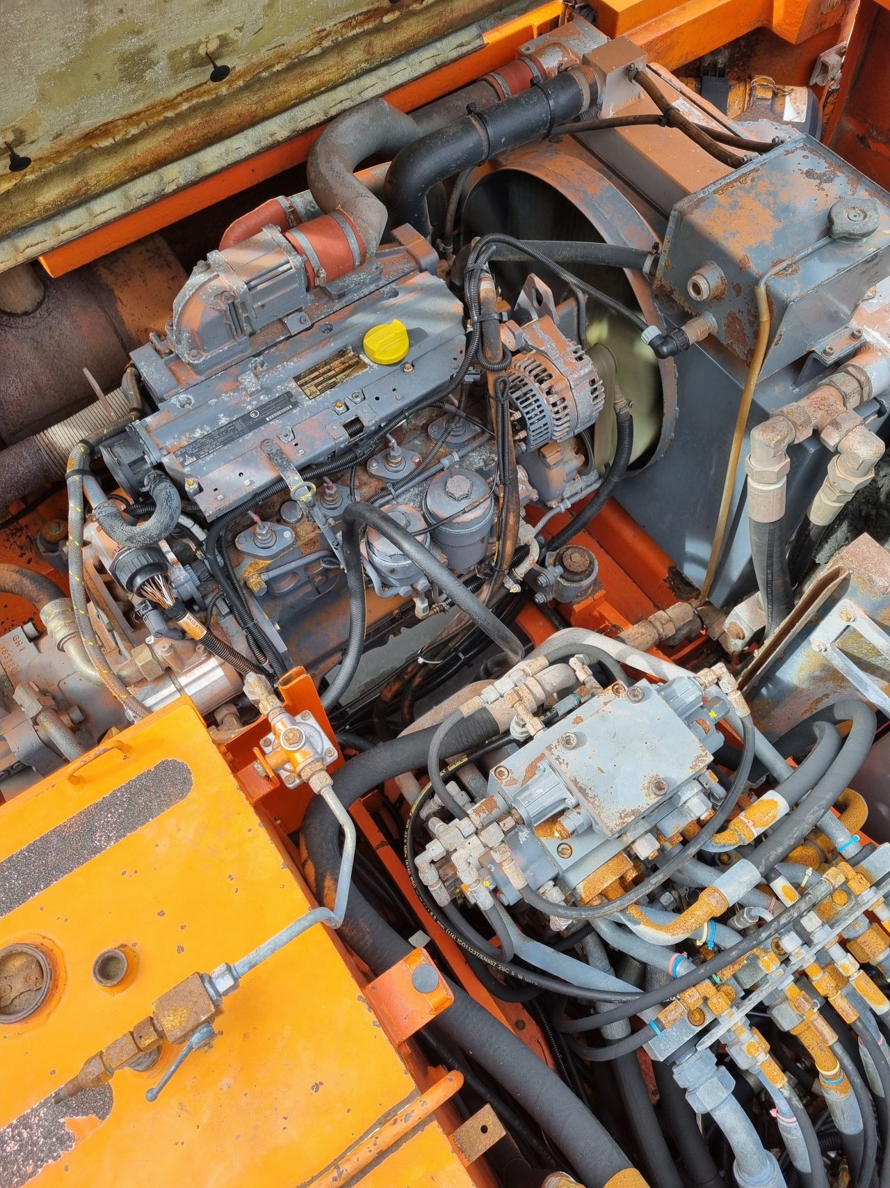 ATLAS - 2005 - Terex - Banden graafmachine/mobiele kraan