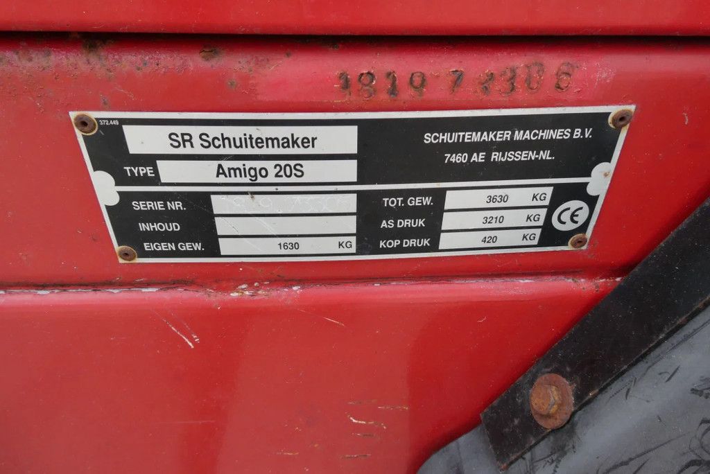Schuitemaker Amigo S20 Blokkendoseerwagen