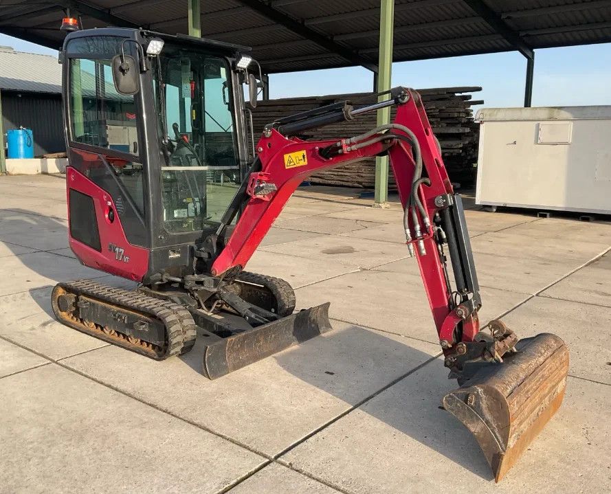 Yanmar SV17 minikraan ca 1300 draaiuren