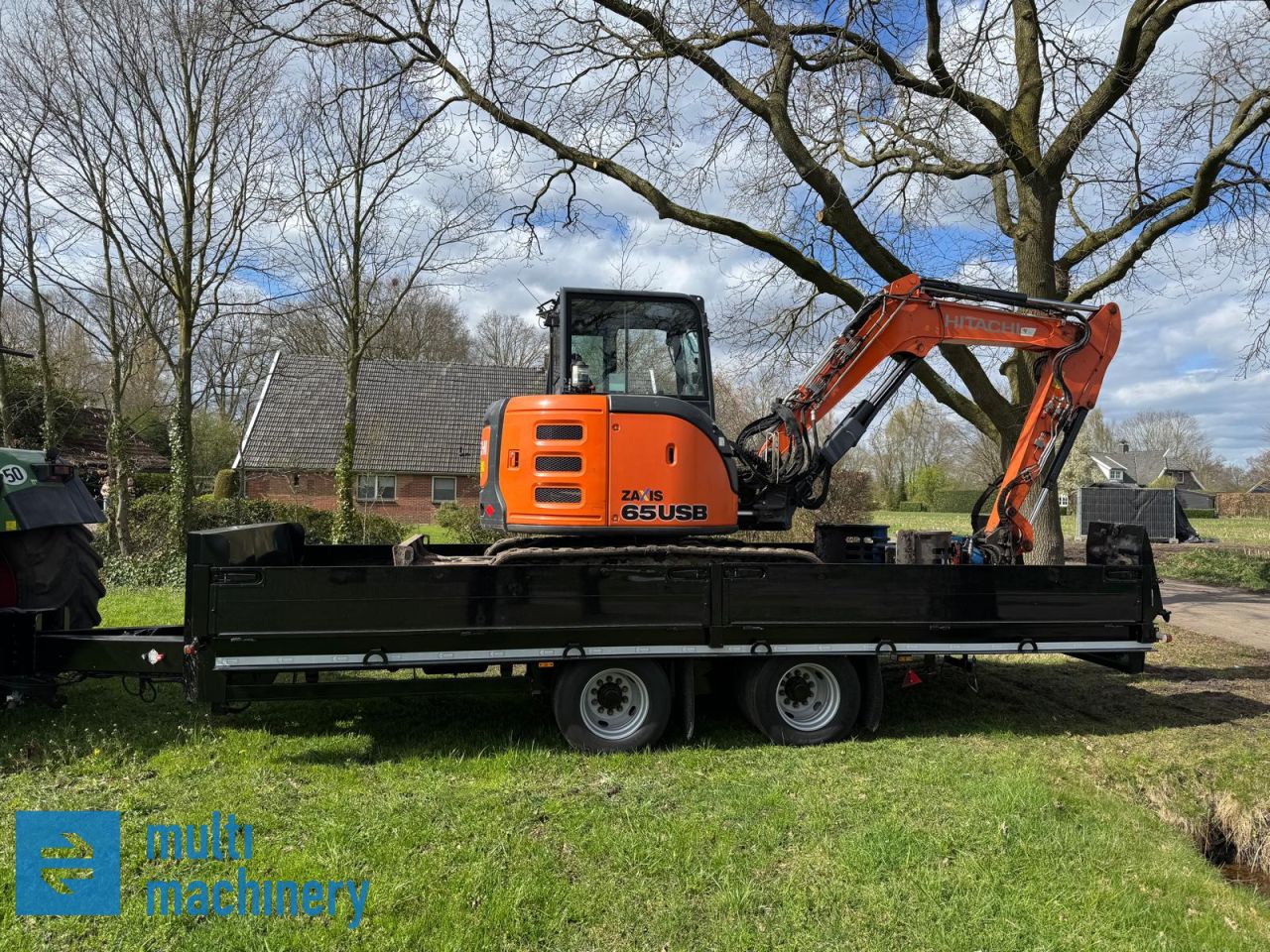 Wipkar tandemasser, oprijwagen kiepbaar, volledig gerestaureerd!