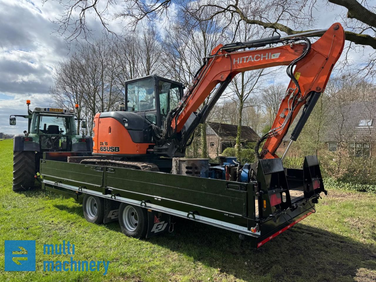 Wipkar tandemasser, oprijwagen kiepbaar, volledig gerestaureerd!