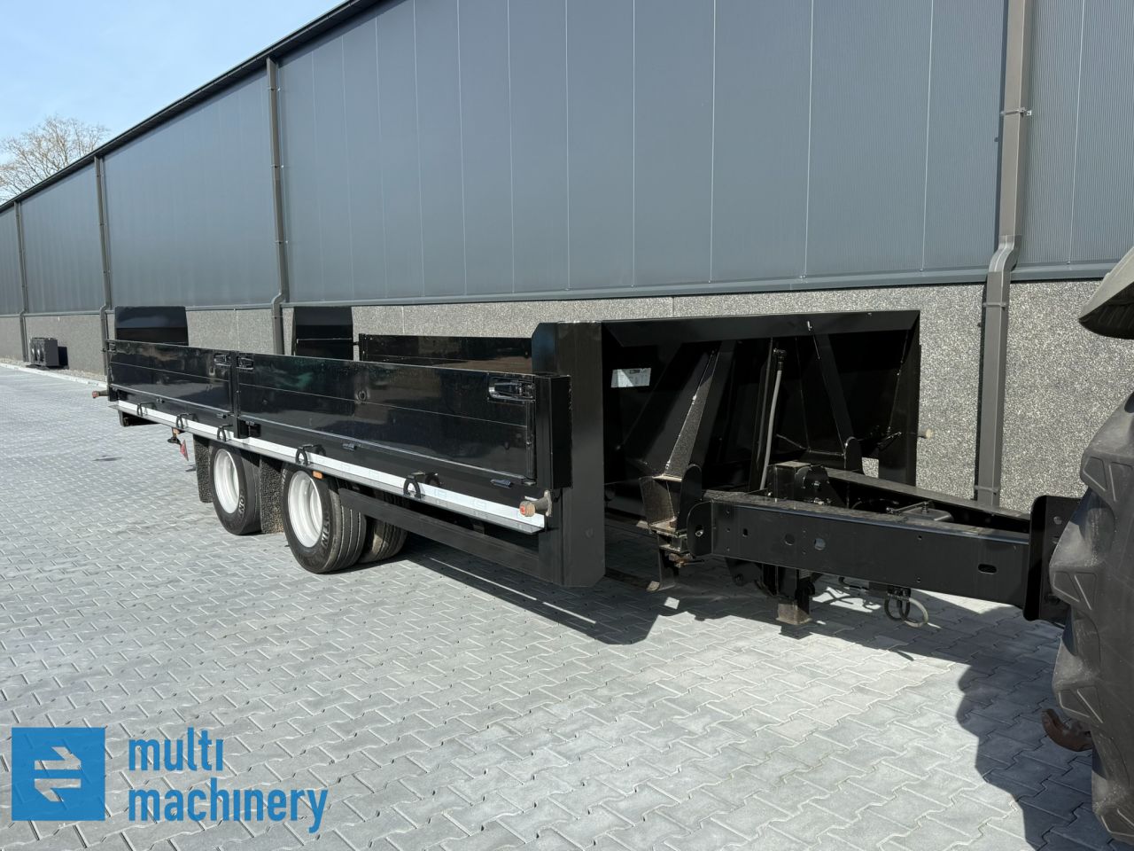 Wipkar tandemasser, oprijwagen kiepbaar, volledig gerestaureerd!