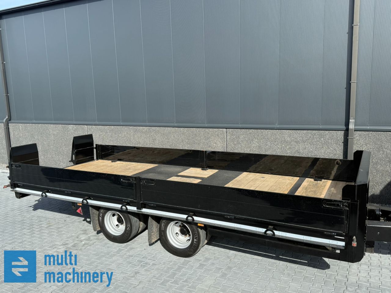 Wipkar tandemasser, oprijwagen kiepbaar, volledig gerestaureerd!