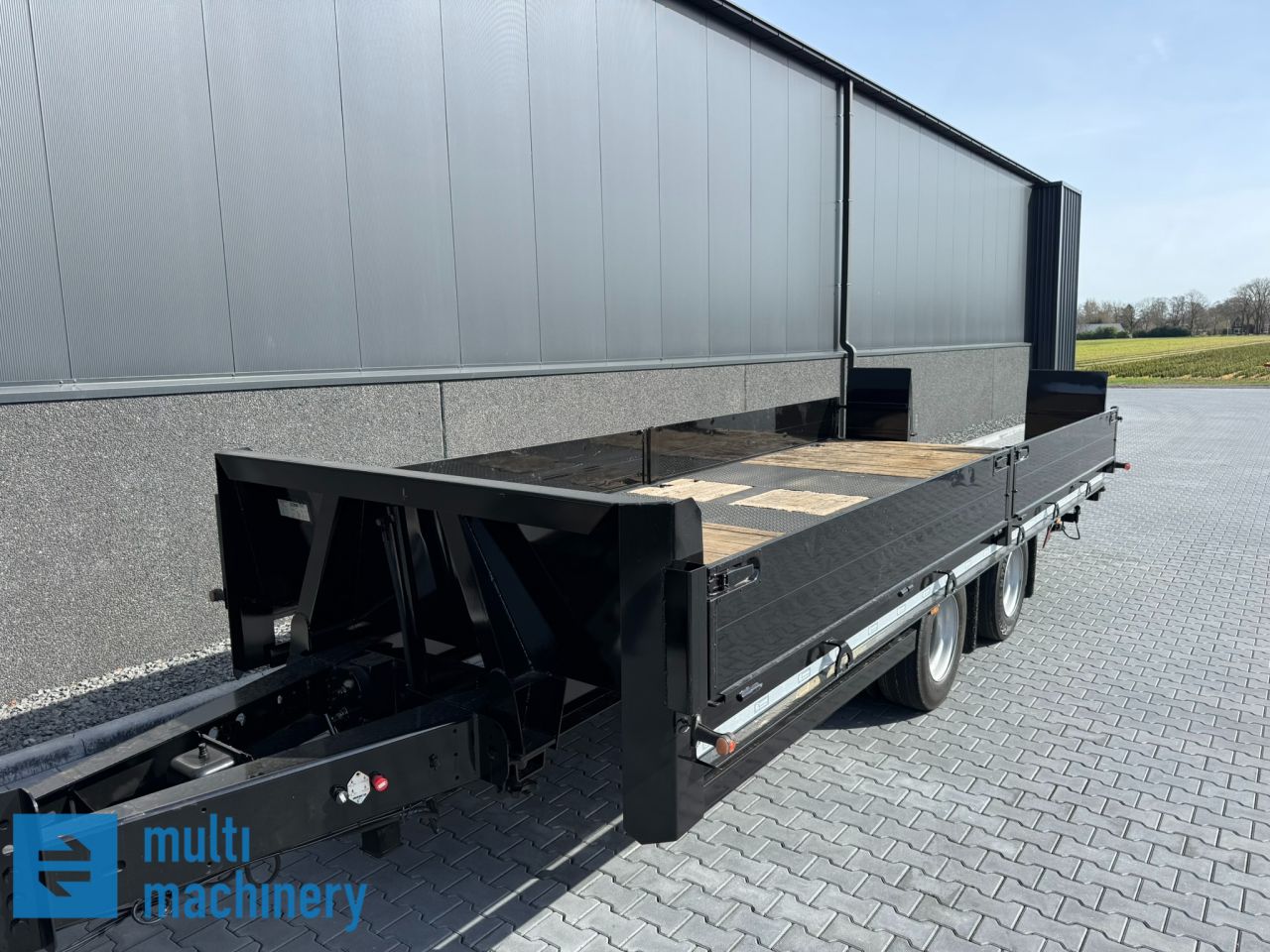 Wipkar tandemasser, oprijwagen kiepbaar, volledig gerestaureerd!