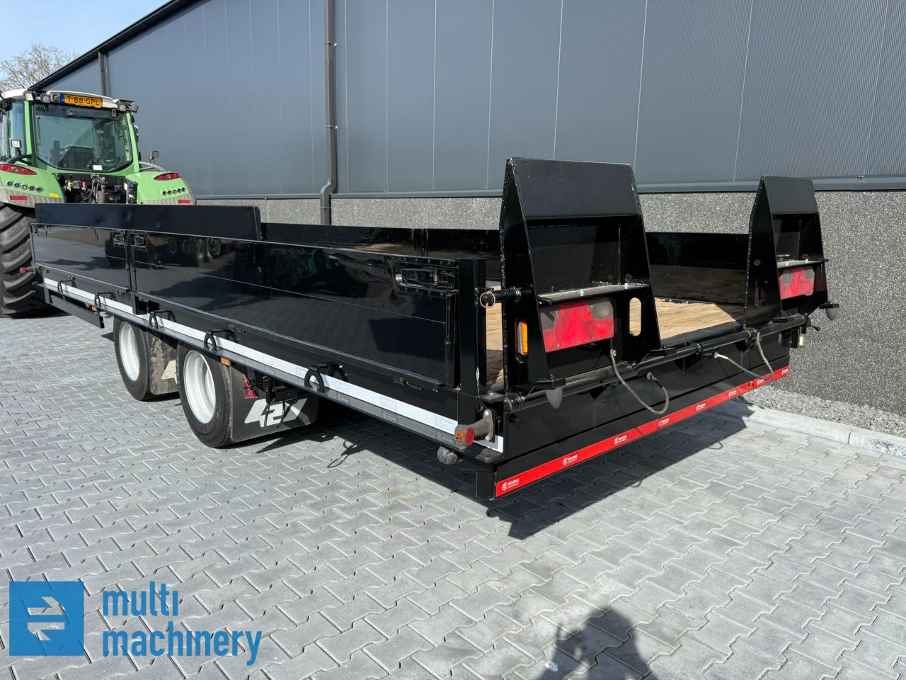 Wipkar tandemasser, oprijwagen kiepbaar, volledig gerestaureerd!