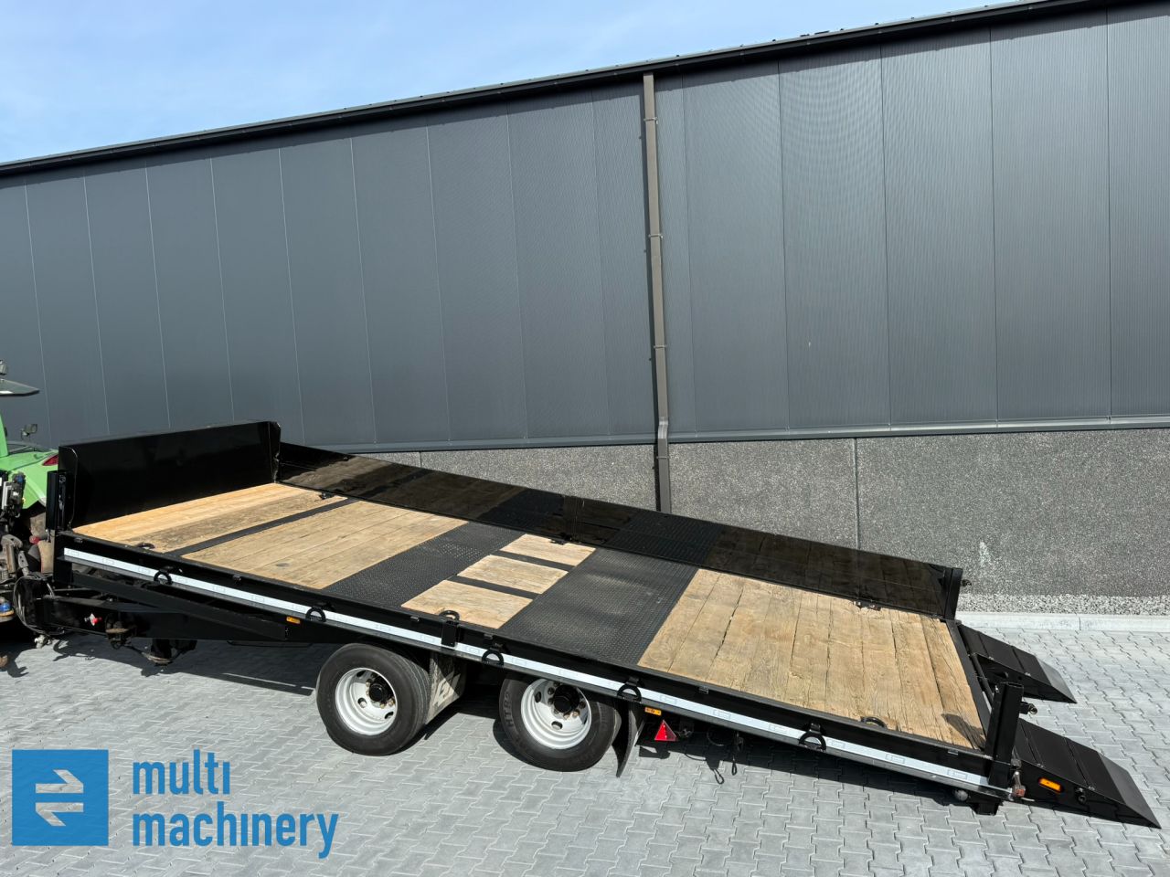 Wipkar tandemasser, oprijwagen kiepbaar, volledig gerestaureerd!