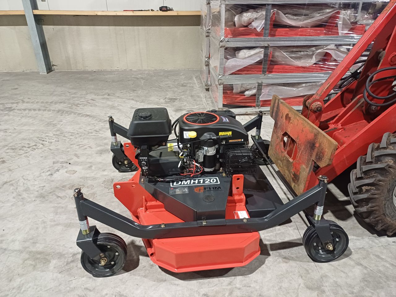 Getrokkenmaaier / frontmaaier bloter met eigen motor