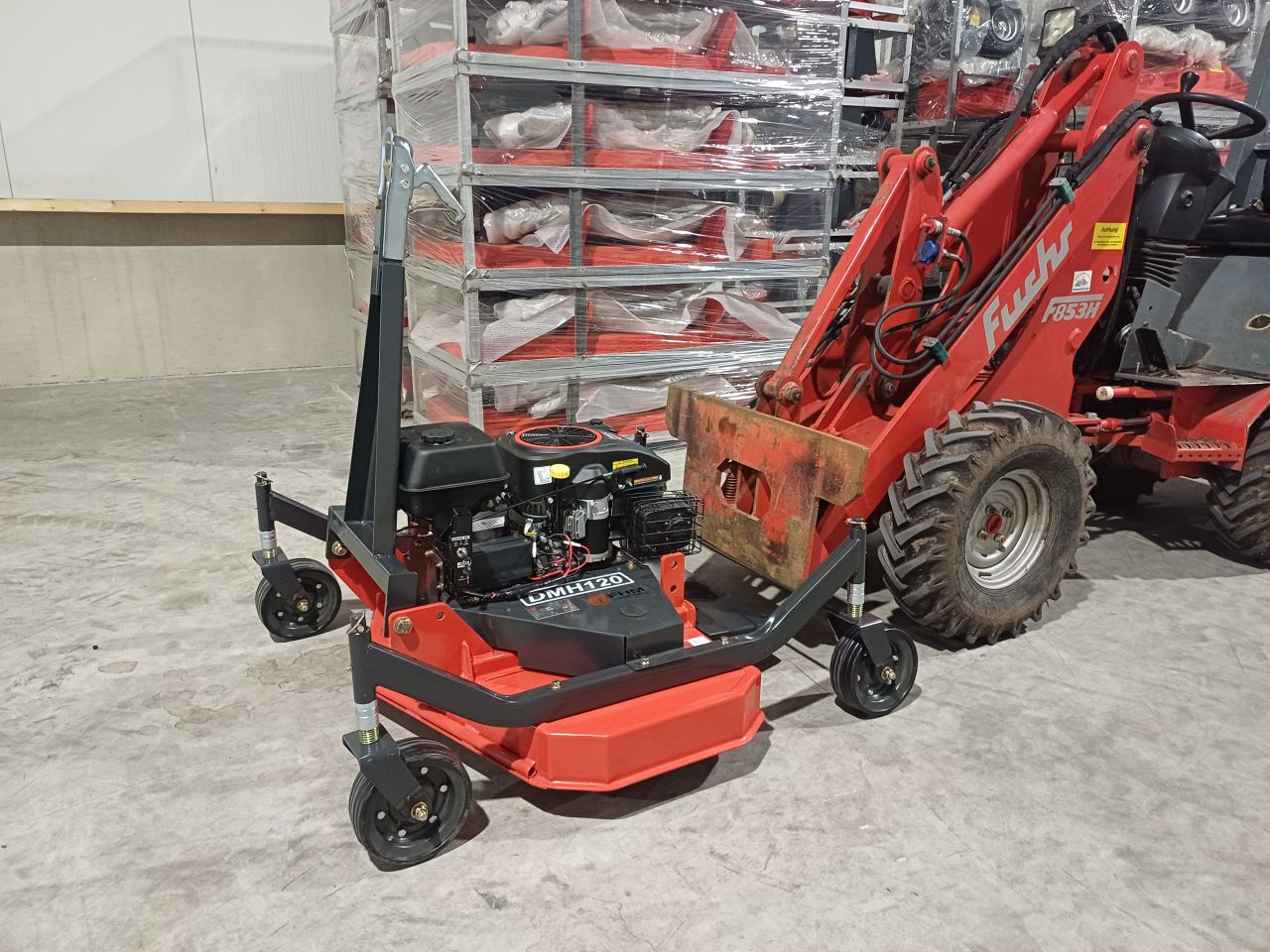 Getrokkenmaaier / frontmaaier bloter met eigen motor