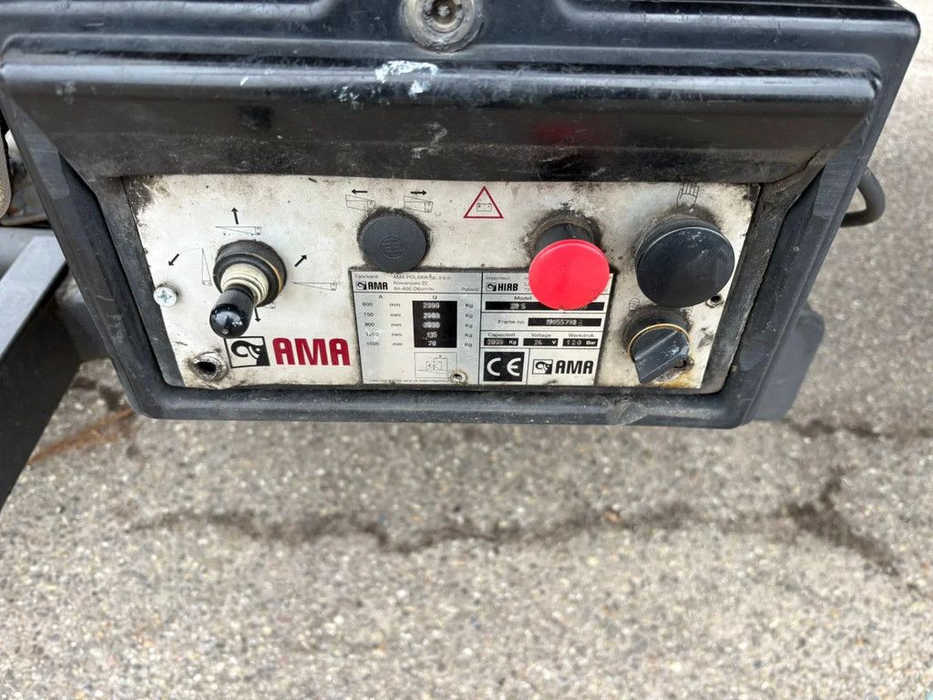 Van Hool 2B2001 Liftas + Stuuras 2000KG Gegalvaniseerd LBW APK/TUV 07-2026 SAF Schijfremmen