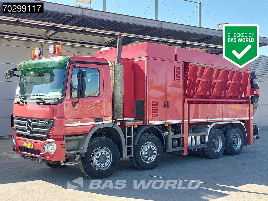 Mercedes Actros Actros 4144 8X4 10m3 RESCHWITZER ESE 32/10-DV-K Saugbagger Big-Axle Euro 5