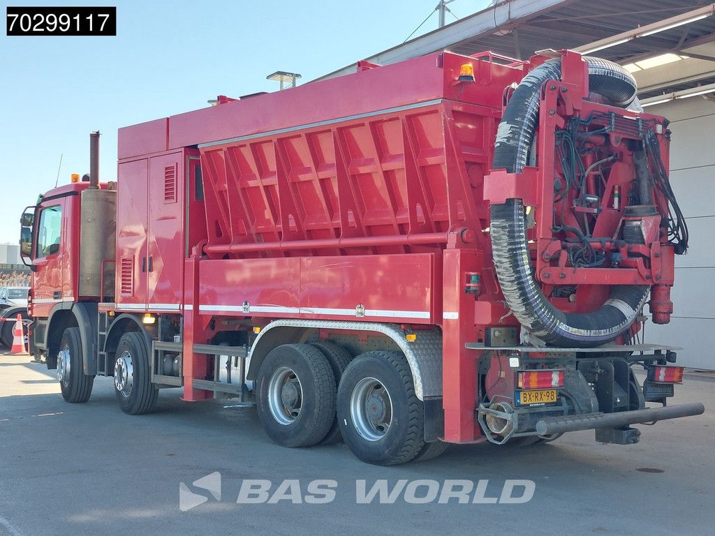 Mercedes Actros Actros 4144 8X4 10m3 RESCHWITZER ESE 32/10-DV-K Saugbagger Big-Axle Euro 5