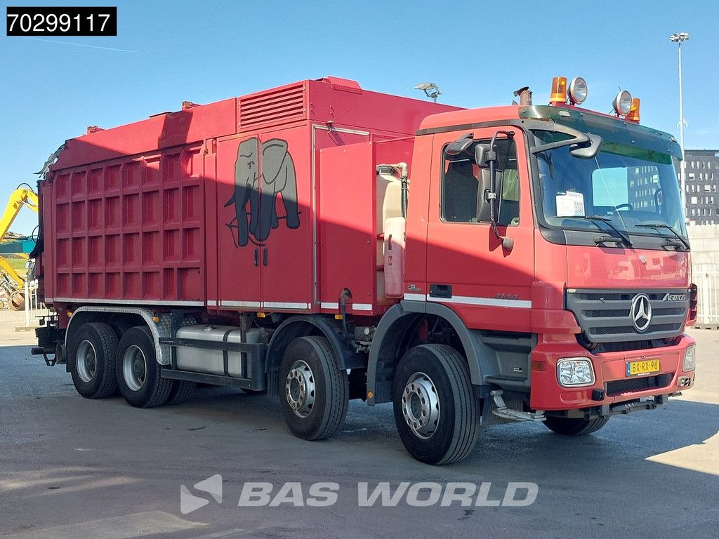 Mercedes Actros Actros 4144 8X4 10m3 RESCHWITZER ESE 32/10-DV-K Saugbagger Big-Axle Euro 5