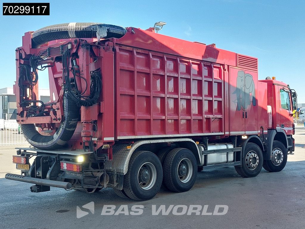 Mercedes Actros Actros 4144 8X4 10m3 RESCHWITZER ESE 32/10-DV-K Saugbagger Big-Axle Euro 5