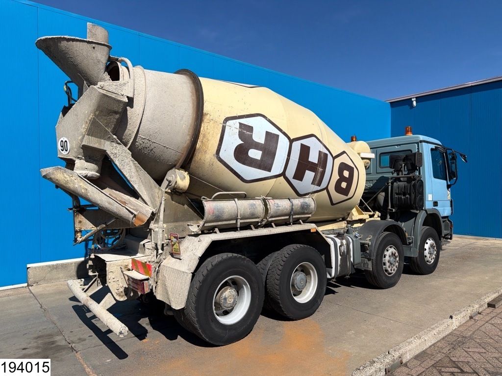 Mercedes Actros 3236 8x4, PTO, Steel suspension