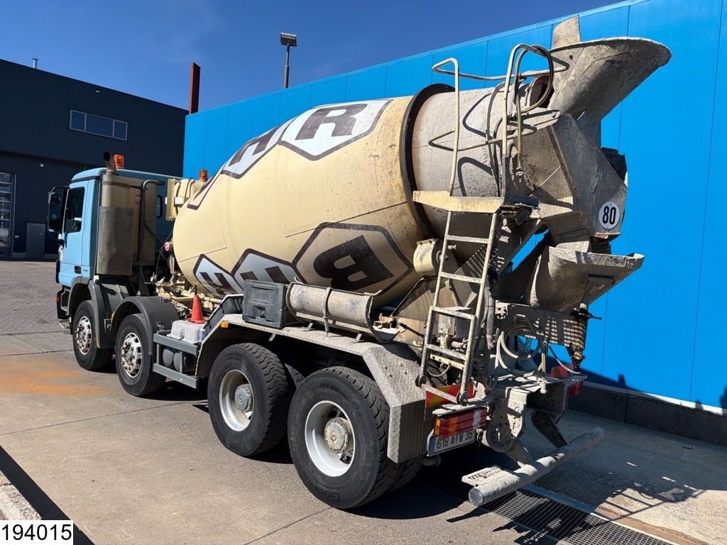 Mercedes Actros 3236 8x4, PTO, Steel suspension