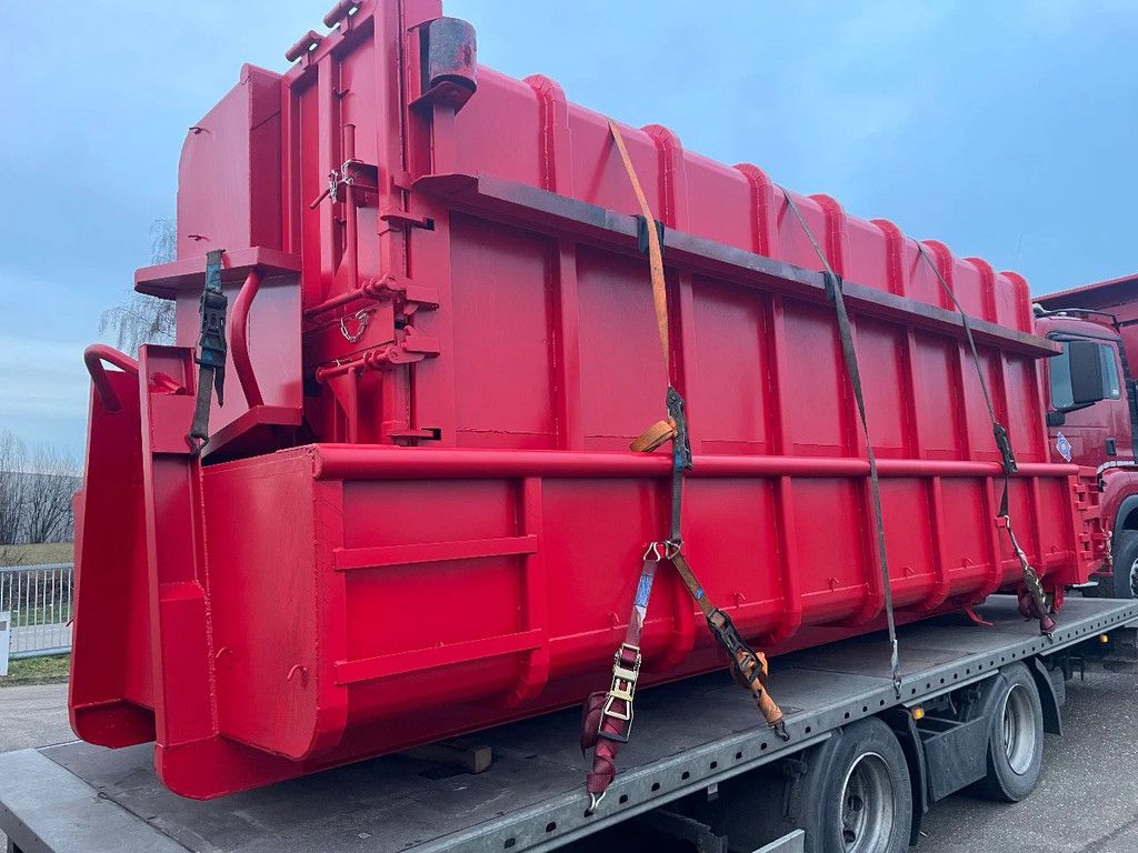 Diversen puin / bsa / grond Haak Containers 6 Meter !! RAL 3020 Grote voorraad ! Beste prijs !!