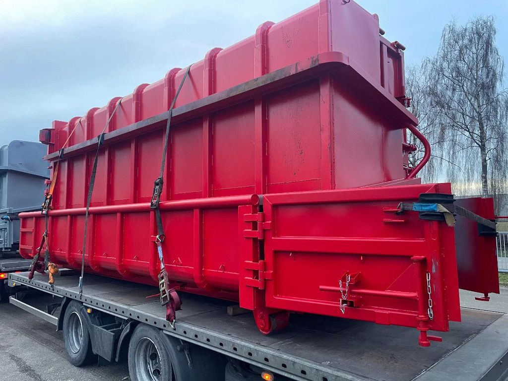 Diversen puin / bsa / grond Haak Containers 6 Meter !! RAL 3020 Grote voorraad ! Beste prijs !!