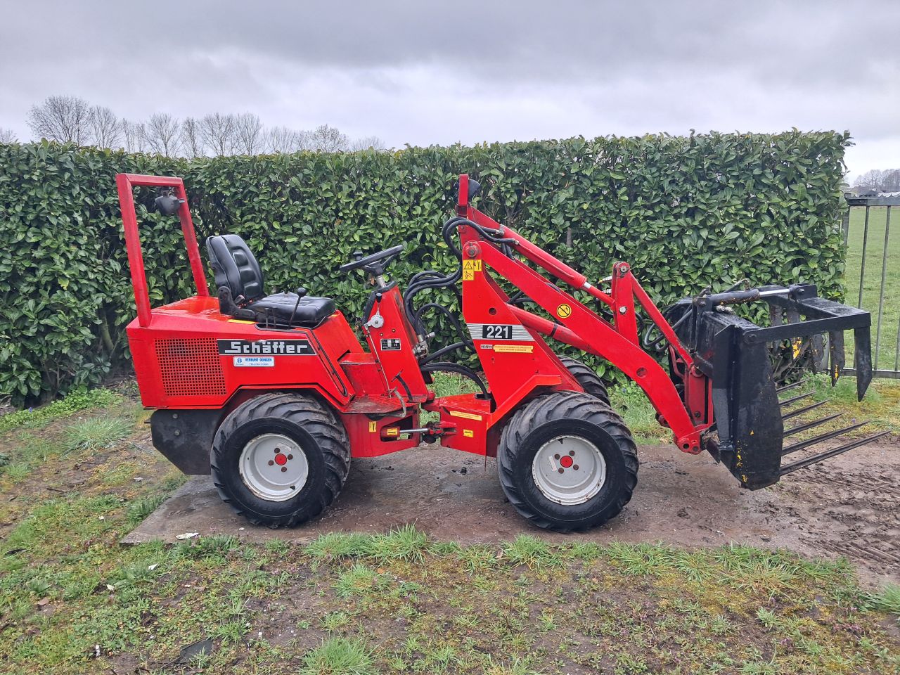 Schaffer 221 / Kniklader / Kubota / Mini shovel / Loader