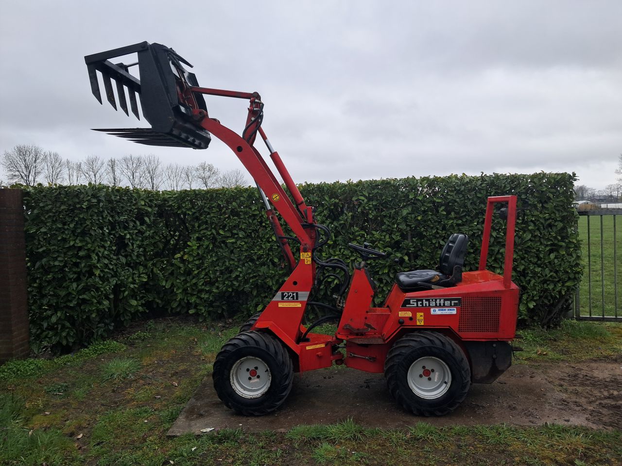 Schaffer 221 / Kniklader / Kubota / Mini shovel / Loader